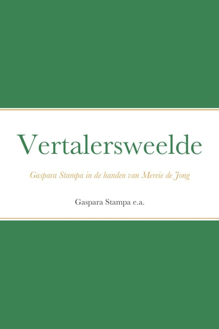 Groen-Logboek-Vertalersweelde-Gaspara-Stampa-bundel-cover